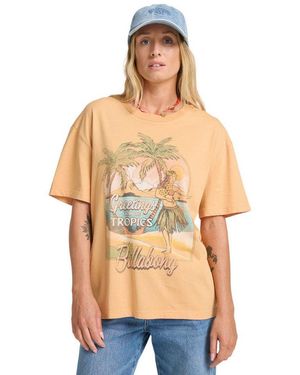Billabong T-Shirt Vibe Time - Braun