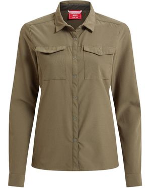 Craghoppers Funktionshemd Hemd NosiLife PRO Shirt III - Grün