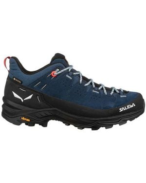 Salewa Alp Trainer 2 Gtx (Alpine, Wildleder, Wasserdicht) Denimblau/Schwarz Wanderschuh