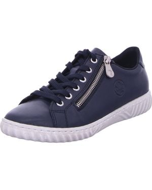 Rieker Schnürschuh Reißverschluss Und Schnürsenkeln - Blau