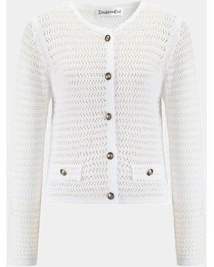 Zaubermond Strickjacke - Weiß