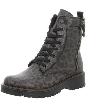 Rieker Schnürstiefelette - Schwarz