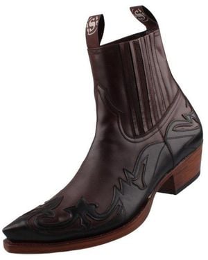 Sendra 4660-Snowbut Ms Negro Stiefelette - Schwarz