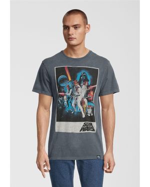 Re:Covered T-Shirt Classic New Hope (1-tlg) mit coolem Star Wars-Print - Blau