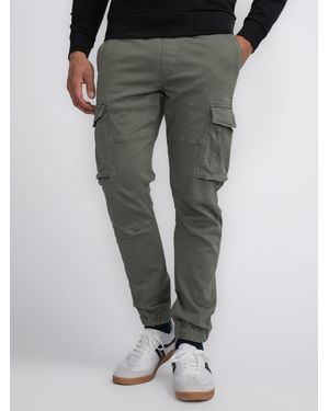 Petrol Industries Chinohose Cargo-Jogger Kwethluk - Grau