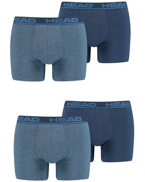 Head Boxershorts Unterwäsche im (4-St., 4er Pack) - Blau