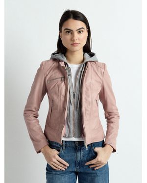 Maze Lederjacke Mico - Natur