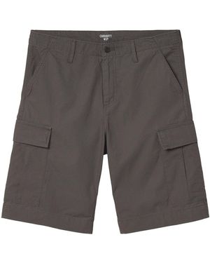 Carhartt Shorts Regular Cargo Short Air Force Grey Rinsed 30 - Grau