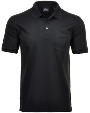RAGMAN Poloshirt Polo Softknit - Schwarz