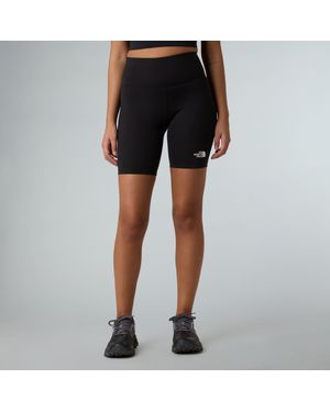 The North Face Radlerhose W FLEX 8IN TIGHT sportlicher Stil, bequeme Passform - Schwarz