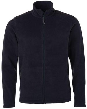 James & Nicholson Fleecejacke Fleece Jacke - Blau