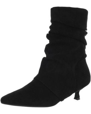 Ital-Design Eleganter Slouch-Stiefel Für Damen – Bequem Und Vielseitig Stiefelette (90417865) Pfennig-/Stilettoabsatz Stiefeletten - Schwarz