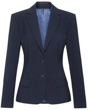 Greiff Longblazer Corporate Blazer Premium Damen Slim Fit Oeko Tex Marine - Blau