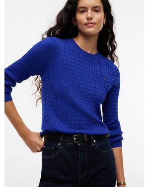 Tommy Hilfiger Ledergürtel Th Square - Blau