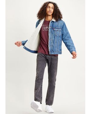 Levi's Levi's® Kurzjacke mit Sherpa Fütterung - Blau
