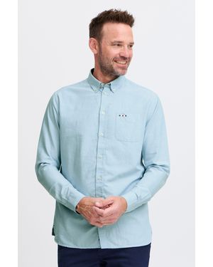 Fq1924 Businesshemd FQSTEVEN oxford LS shirt - Blau