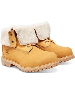 Timberland Authenticmid Warm Lined Waterproof Boot Winterboots Snowboots, Winterstiefel, Winterschuhe, Wasserdicht Und Gefüttert - Natur