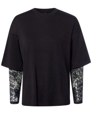 ONLY Langarmshirt Onltahlia - Blau