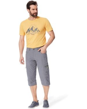 HERO by John Medoox Bermudas Trekking 7/8 Hose Straight Fit Casual Funktionsqualität - Blau