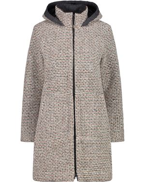 CMP Wintermantel Mantel Woman Coat Fix Hood 32M1636 - Grau