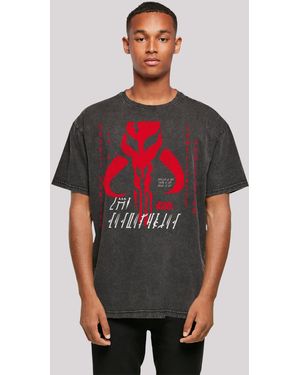F4NT4STIC Shirt Star Wars The Mandalorian Complicated Profession Premium Qualität - Rot