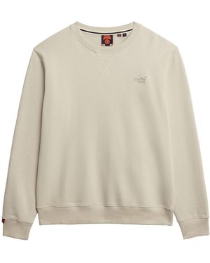 Superdry Sweatshirt Pullover (1-tlg) - Natur