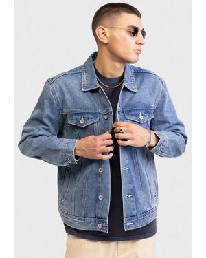 Redefined Rebel Funktionsjacke Jacket Rraiden Jacket Denim Regular Fit - Blau