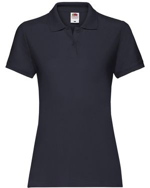 Fruit Of The Loom Poloshirt Premium Polo Lady-Fit - Schwarz
