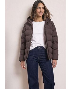Street One Steppjacke Mit Kapuze - Blau