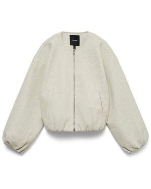 Vero Moda Kurzjacke Vmchloe Ls Bomber Jacket Noos Materialmix - Weiß