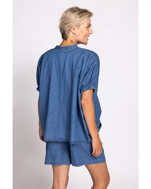 Zhrill T-Shirt ZHPARA (0-tlg) - Blau