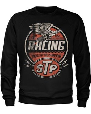 STP Rundhalspullover - Schwarz