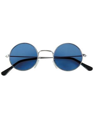 Metamorph Kostüm Hippie Brille blau