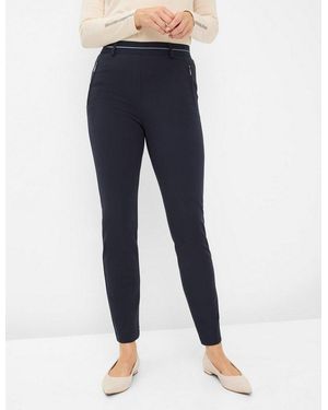 RAPHAELA by BRAX Boyfriend-Hose Style Damenpulloverth Jersey: Schlupfhose Im Super Slim Fit - Blau