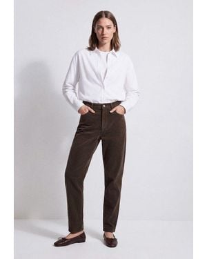 Mavi Weite Jeans Leila Baggy Jeans - Weiß