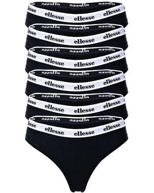 Ellesse String Baumwolle HILLAR (Packung, 6er Pack) - Schwarz