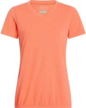 ENERGETICS Kurzarmshirt Da.-T-Shirt Ganja II SS W RED LIGHT - Orange