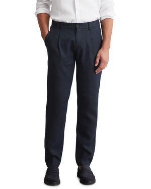 Marc O' Polo Leinenhose Osby jogger pleats - Blau
