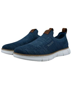 Bugatti Slip-On Sneaker Sock-Sneaker, Slipper, Freizeitschuh Zum Schlupfen - Blau