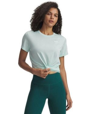 Under Armour Kurzarmshirt Tech Ssc- Twist Refresh Mint - Grün