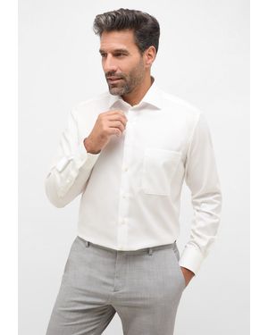 Eterna Langarmhemd COMFORT FIT NON IRON (bügelfrei) - Weiß