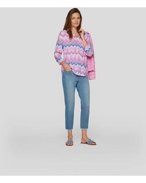Rabe Druckbluse - Pink