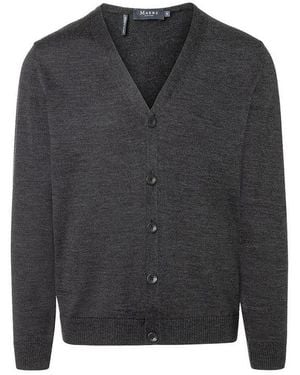 Maerz Strickjacke 590800 Strickcardigan Herren Bekleidung - Grau