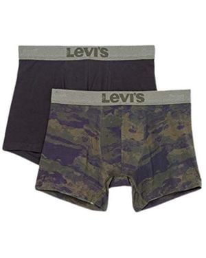 Levi's Boxershorts Herren Ocean Camo Aop Boxershorts 2Er Pack (2-St. 2 Er Pack) - Grau