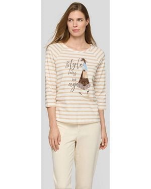 Rabe Print-Shirt T-Shirt - Natur