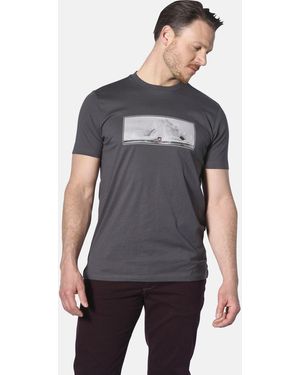 Jan Vanderstorm T-Shirt BERNWALD aus weichem Baumwolljersey - Grau