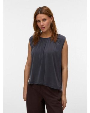 Vero Moda Shirttop Vmfilli Sl Top Jrs Noos Materialmix - Blau
