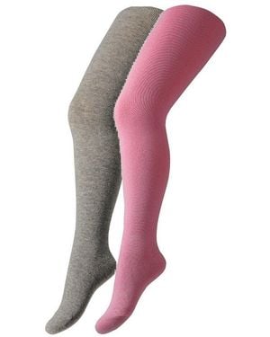 Camano Strumpfhose Ca-Soft (2 Stück) Mit Elastischem Bund - Pink