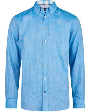 Hechter Paris Businesshemd Casual RF (1-tlg) - Blau