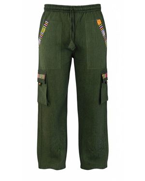 Guru-Shop Relaxhose Yogahose - Grün